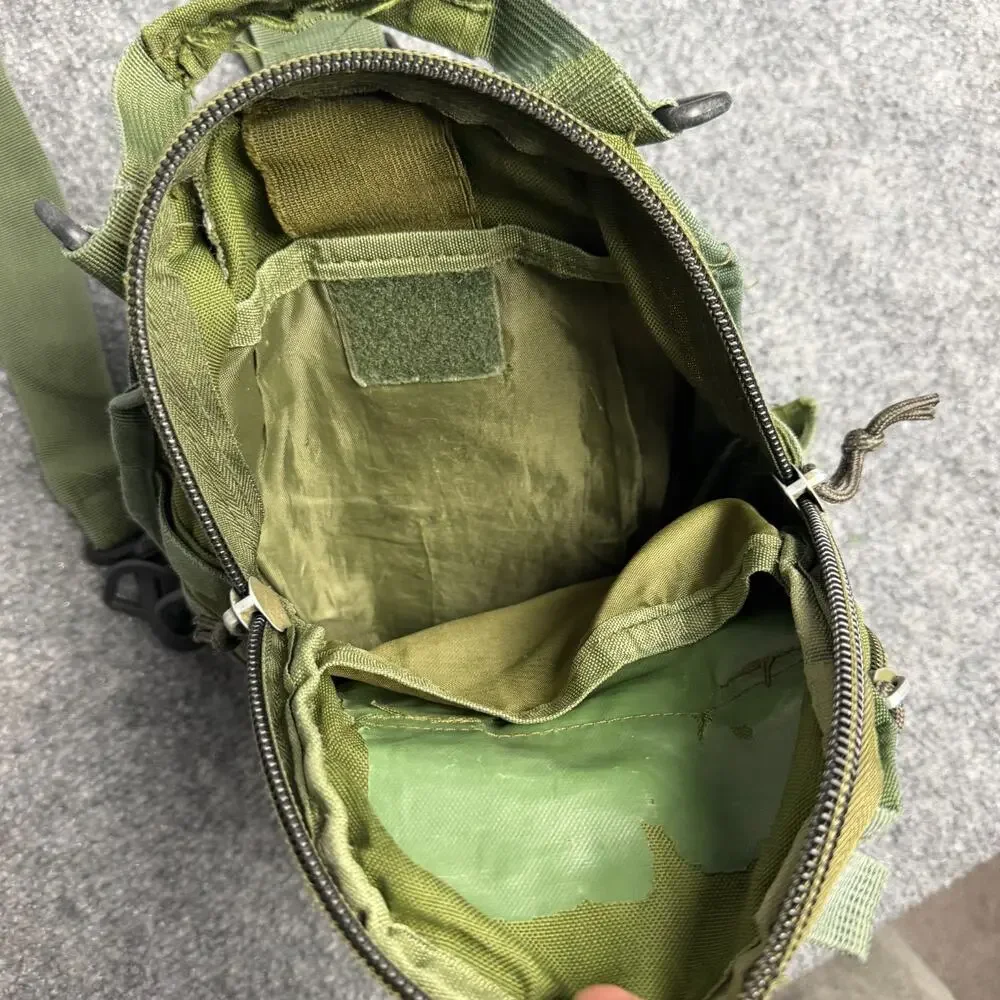 Mixed Military Tactical Gear Lot Duffel Bag Hydration Pack Woodland Bag Sling
